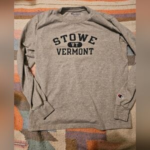 Stowe, Vermont, Size youth large